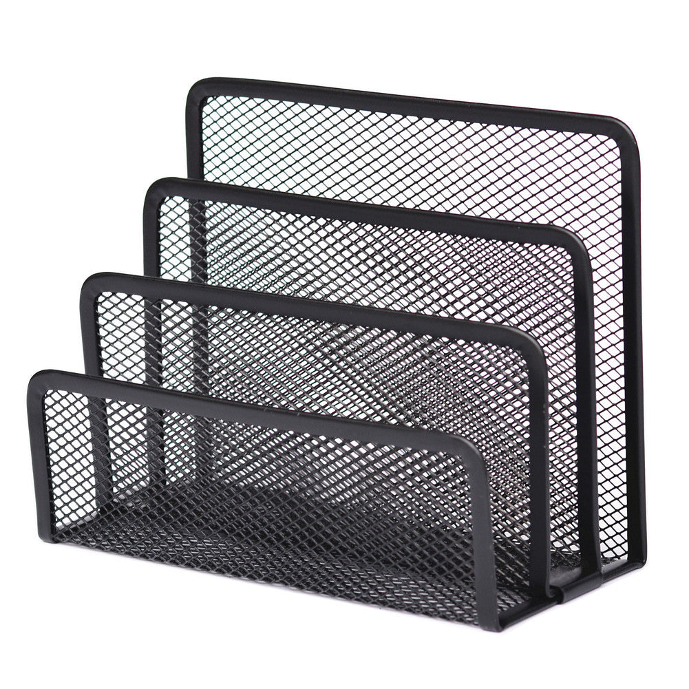 Mesh Metal Desk Organizer Shelf