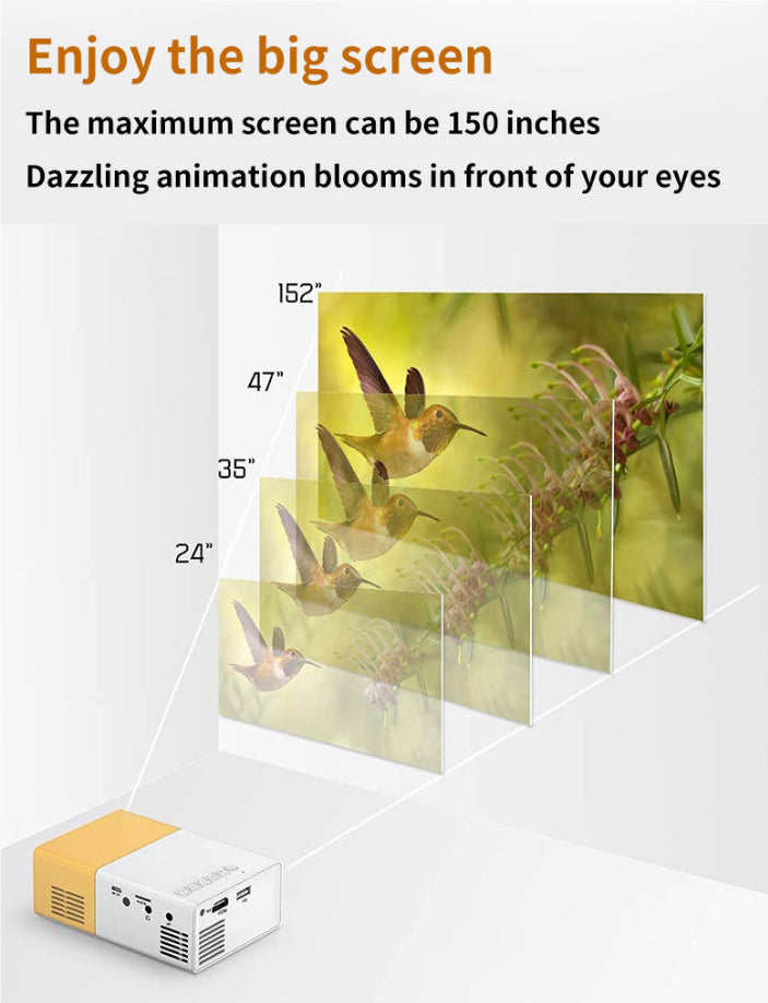 T300 Mini HD 1080P Projector