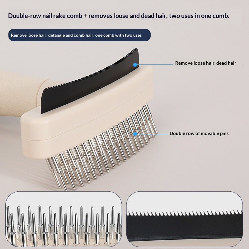 Pet Deshedding Grooming Brush