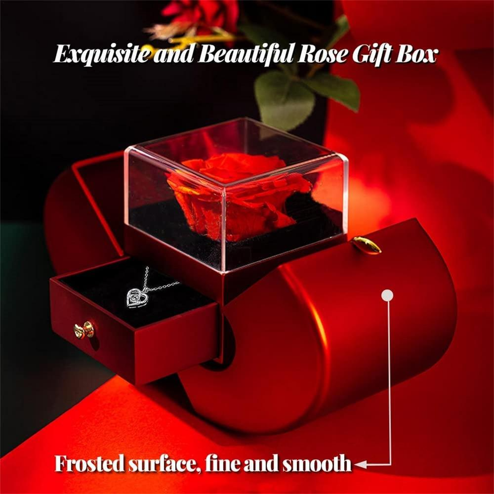 Eternal Rose Necklace Gift Box