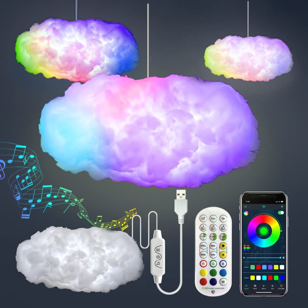 USB Cloud Light RGBIC App Control Ambient Light
