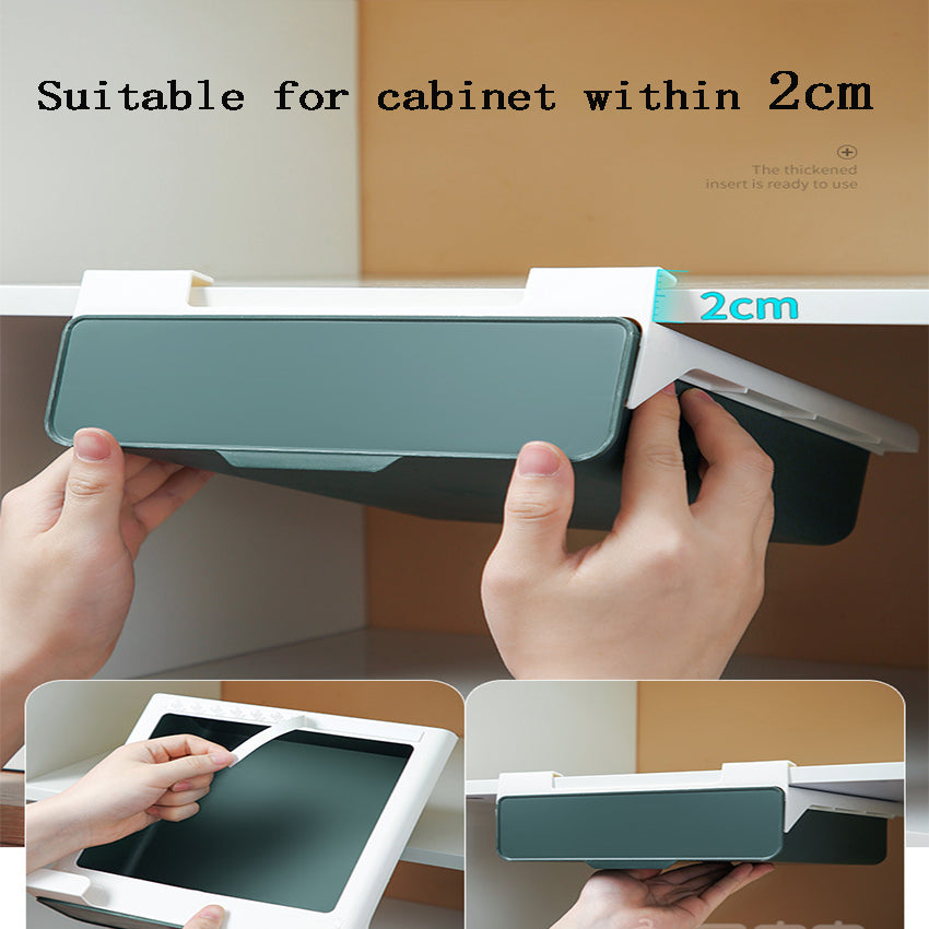 Under-Shelf Kitchen Utensil Drawer Organizer
