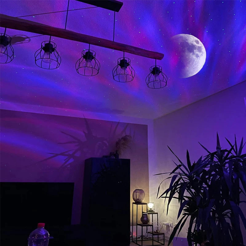Aurora Galaxy Star Projector Night Light