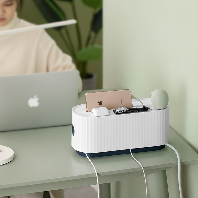 Cable Management Storage Box & Cord Organizer