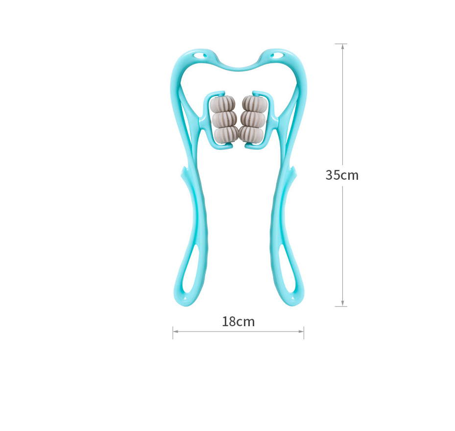 Six-Wheel Manual Neck Massage Roller