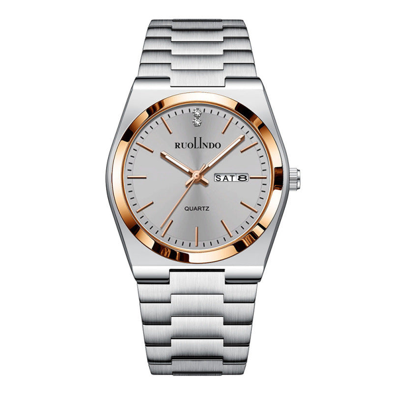 Ultra-Thin Steel Quartz Men's Watch