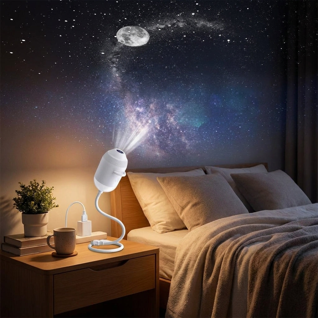 Starry Night Galaxy Star Projector lifestyle