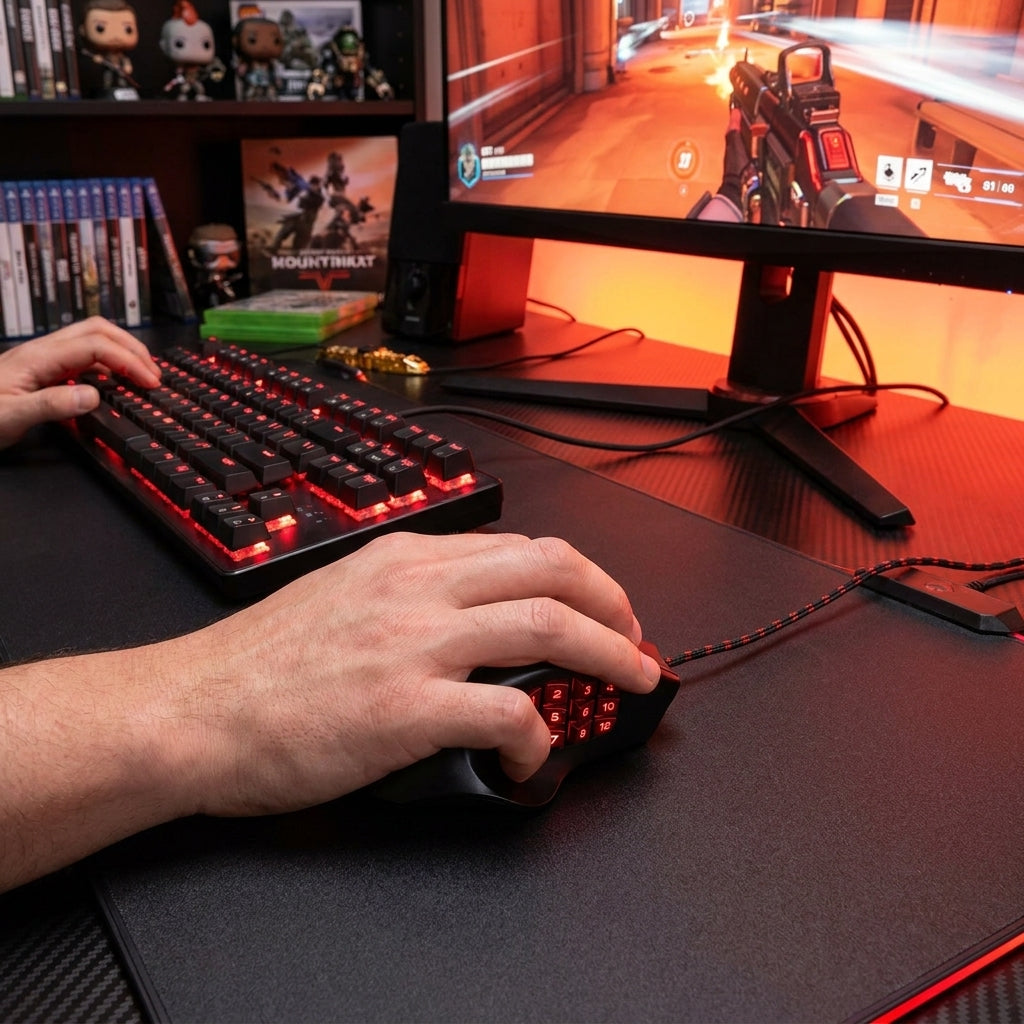 Wired Gaming Mechanical Multi-Button Mouse lifestyle